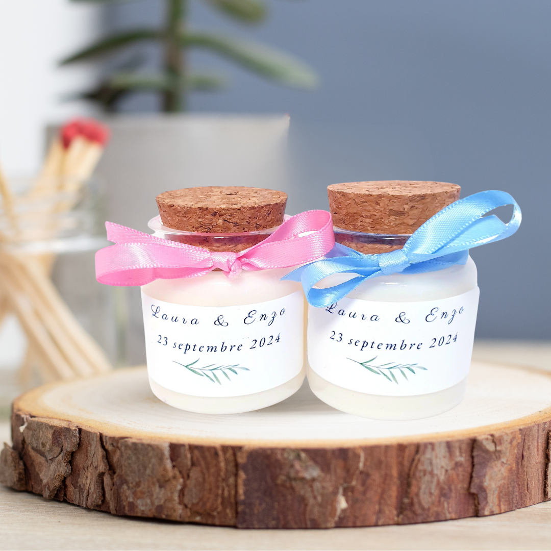 Pot de 50 ml - Votre message avec ruban