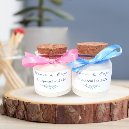 Pot de 50 ml - Votre message avec ruban