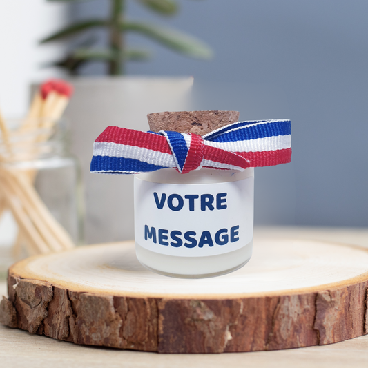 Bougie - Votre message - La patriote - Pot de 50 ml