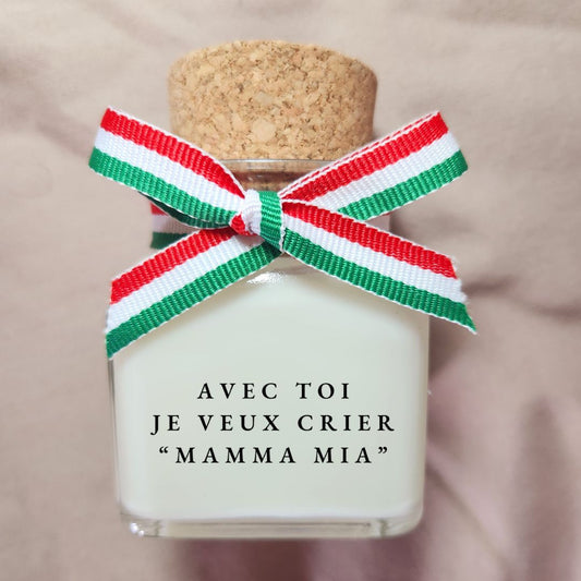 Bougie Avec toi je veux crier Mamma Mia – Cadeau coquin italien