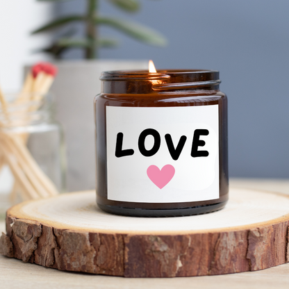 Bougie personnalisée Love – Mamie Candle
