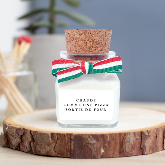 Bougie - Chaude comme une pizza sortie du four