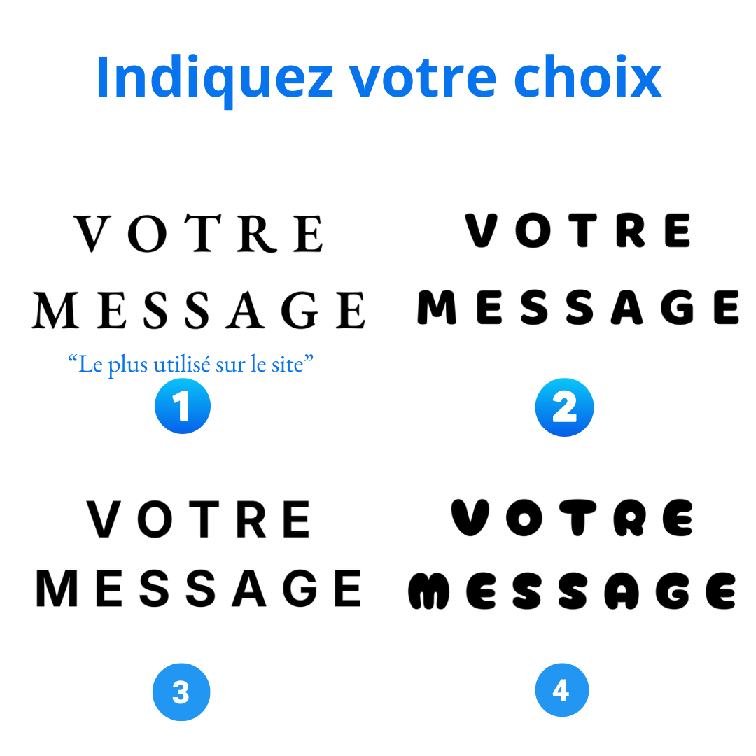 Bougie - Votre message - Original