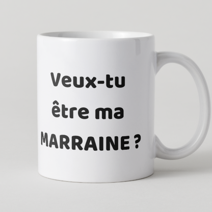 Mug Veux-tu être ma marraine ?