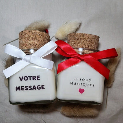 Bougie - Votre message - Classique - 90 g