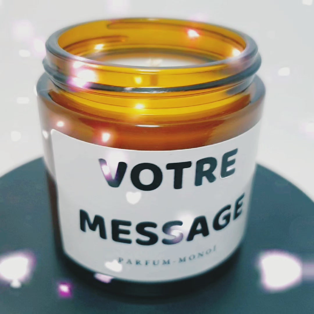 Bougie personnalisée Amour – Mamie Candle