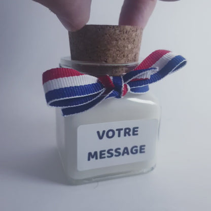 Bougie - Votre message - La Patriote - Pot de 120 ml