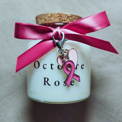bougie personnalisee-octobre rose-cancer sein-mamie candle-octobrerose