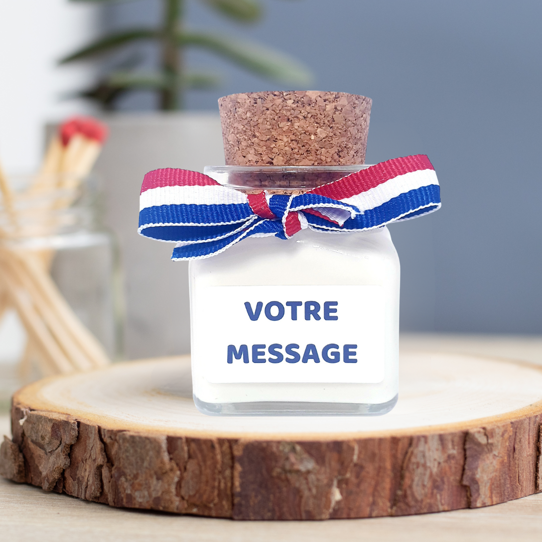 Bougie - Votre message - La Patriote - Pot de 120 ml