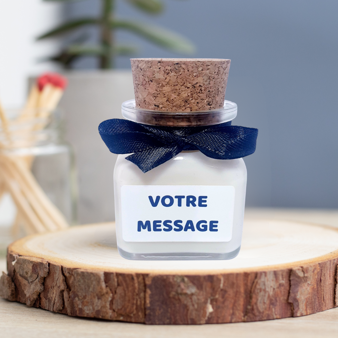 Bougie - Votre message - Deuil - Pot de 120 ml
