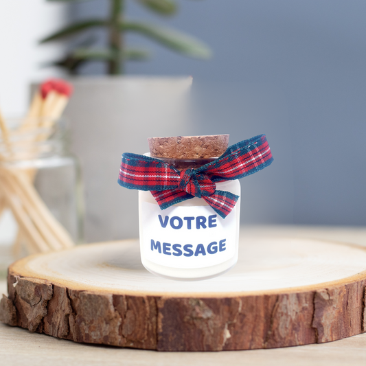 Bougie - Votre message - Noël - Pot de 50 ml